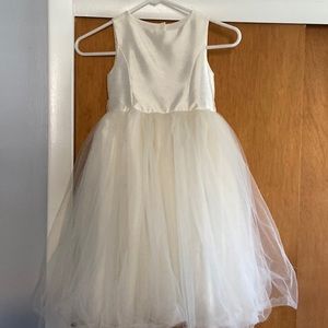 Girls ivory dress